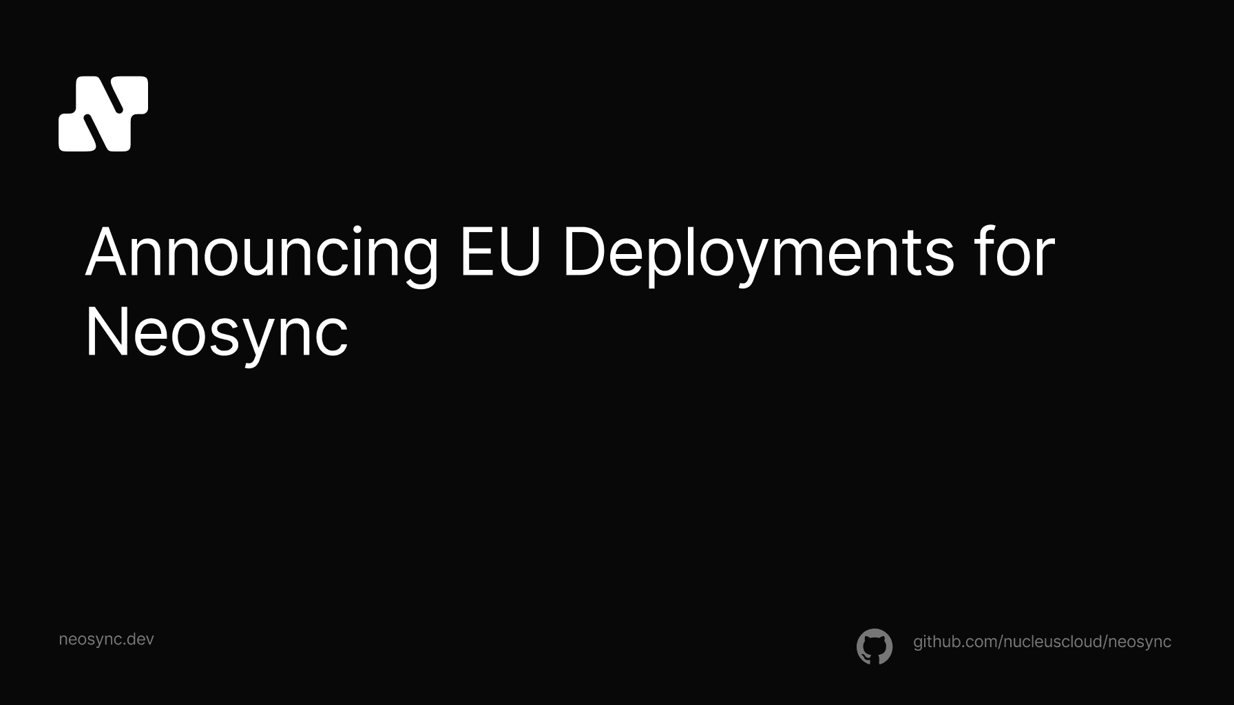 Announcing EU Deployments for Neosync